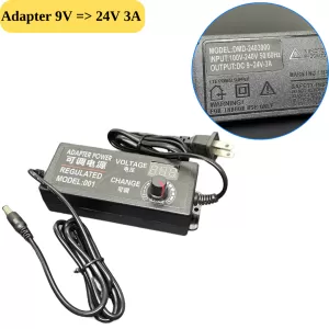 Nguồn Adapter Điều Chỉnh Điện Áp 9-24V 3A